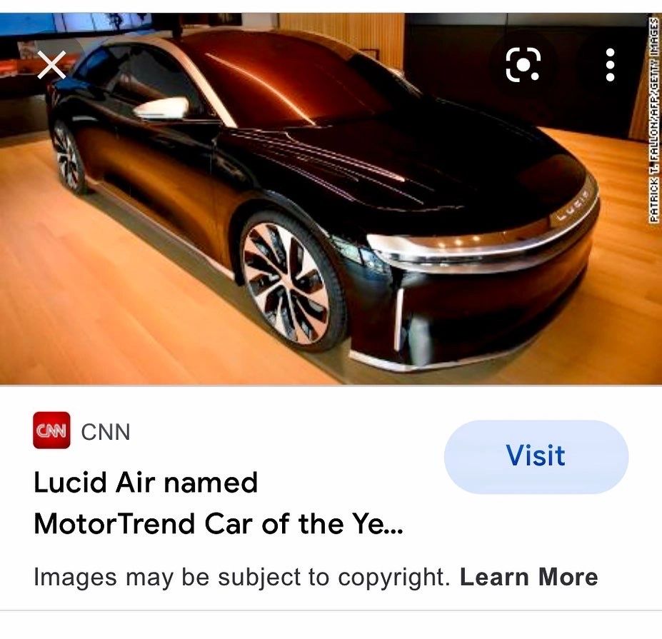 Lucid Motors vehicle