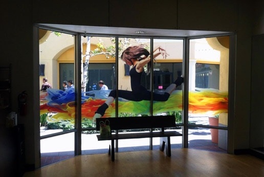 Decorative window film installation – commercial project