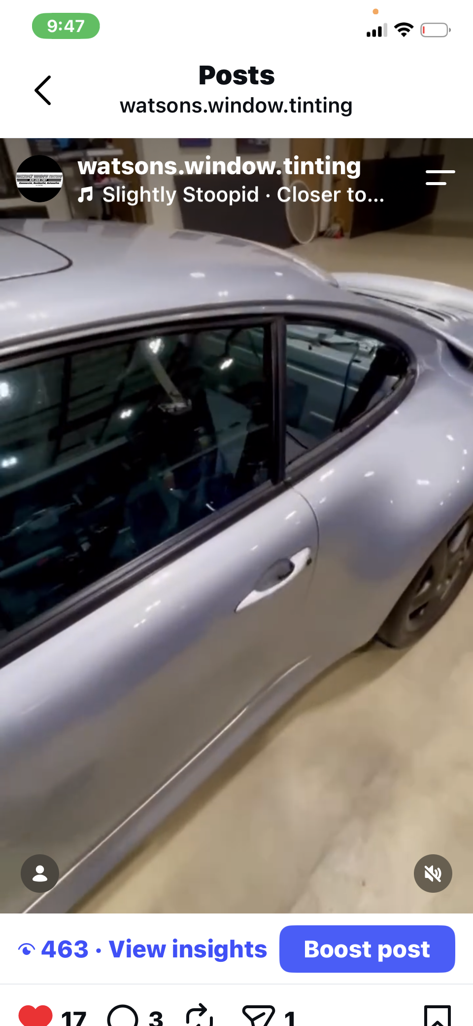 Window tinting project – Watson's Window Tinting Santa Cruz, CA
