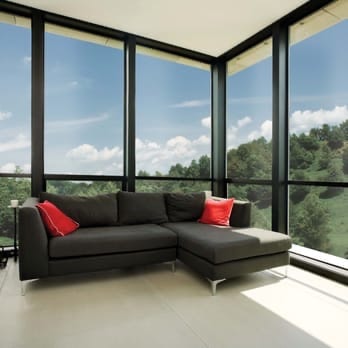 Commercial window tinting installation