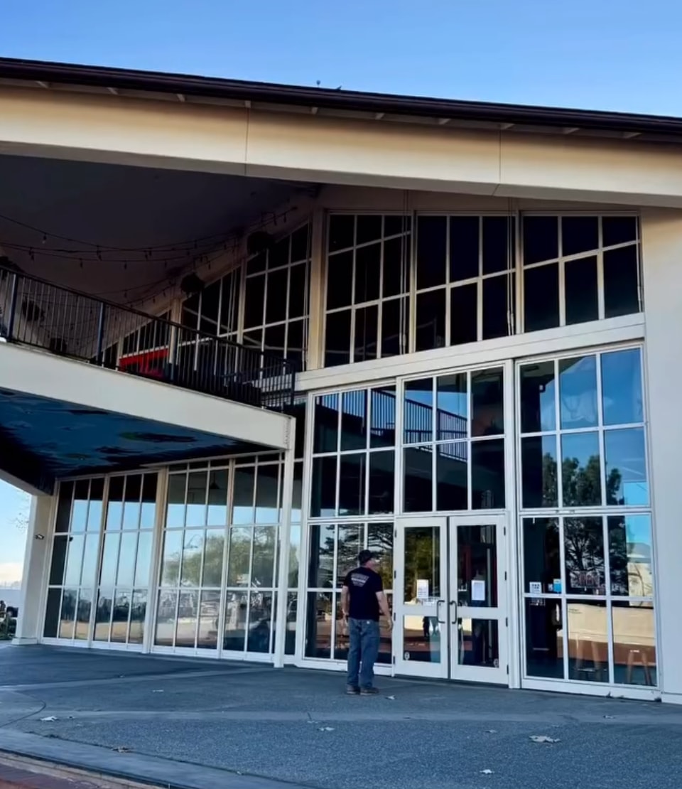 Commercial window film installation project